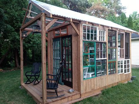 reclaimed windows for greenhouse